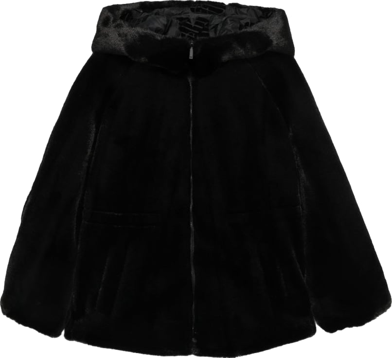Emporio Armani Coats BLACK