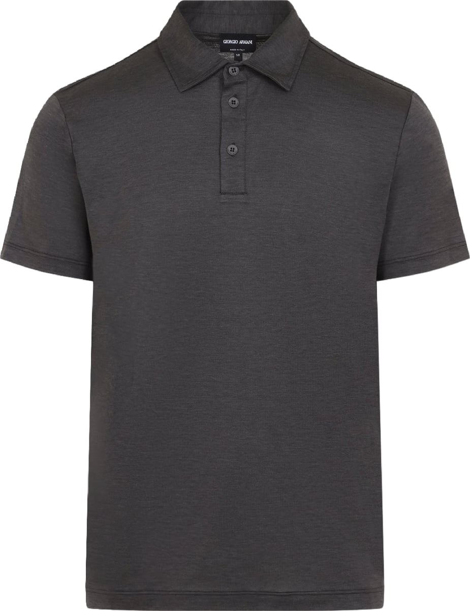 Giorgio Armani Silk And Cotton Polo
