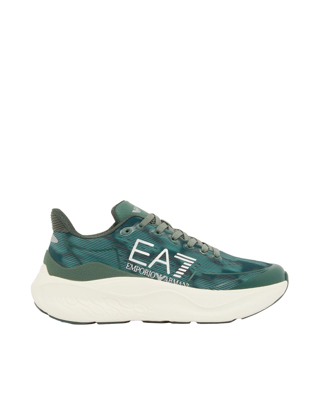 Wave Pattern Running Sneakers with Reflective Details