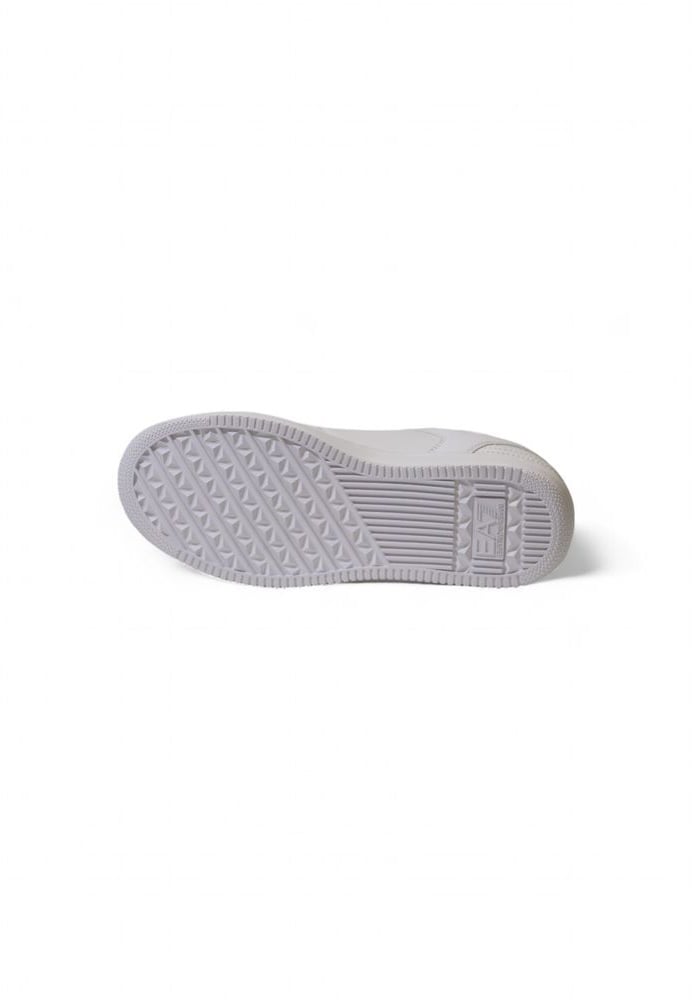 EA7 Emporio Armani White Polyester Athletic Sneakers