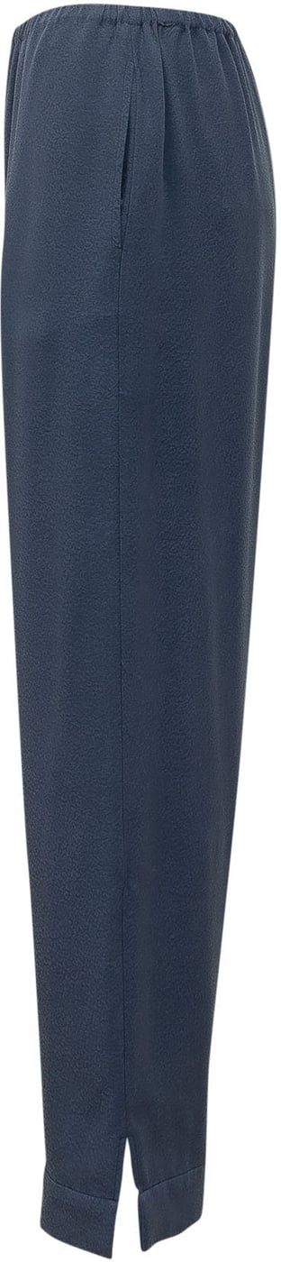 Pantaloni con Vita Elastica e Gamba Dritta