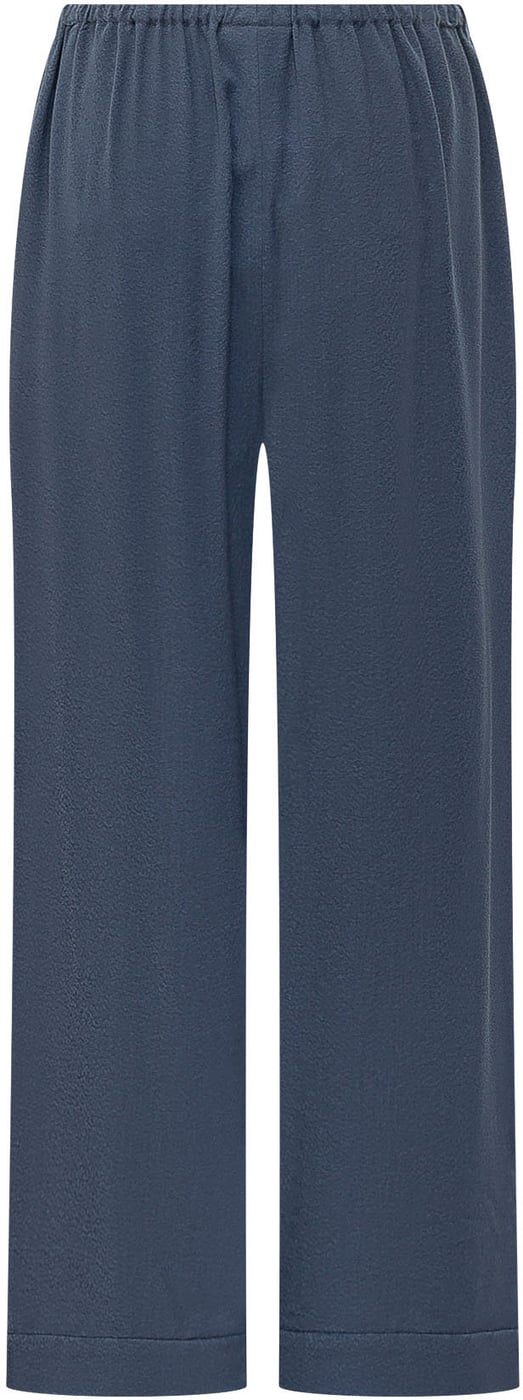 Pantaloni con Vita Elastica e Gamba Dritta