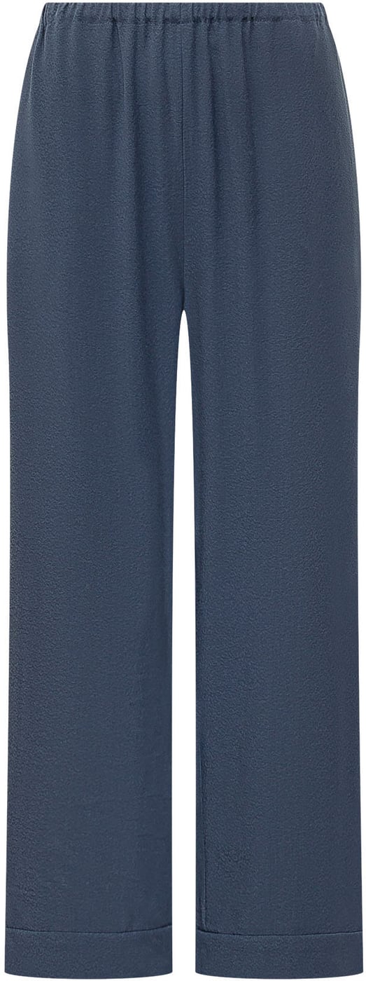 Pantaloni con Vita Elastica e Gamba Dritta
