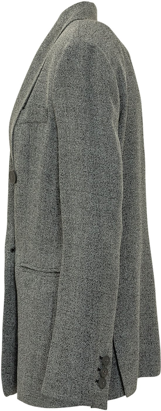 Blazer Doppiopetto con Rever a Scialle
