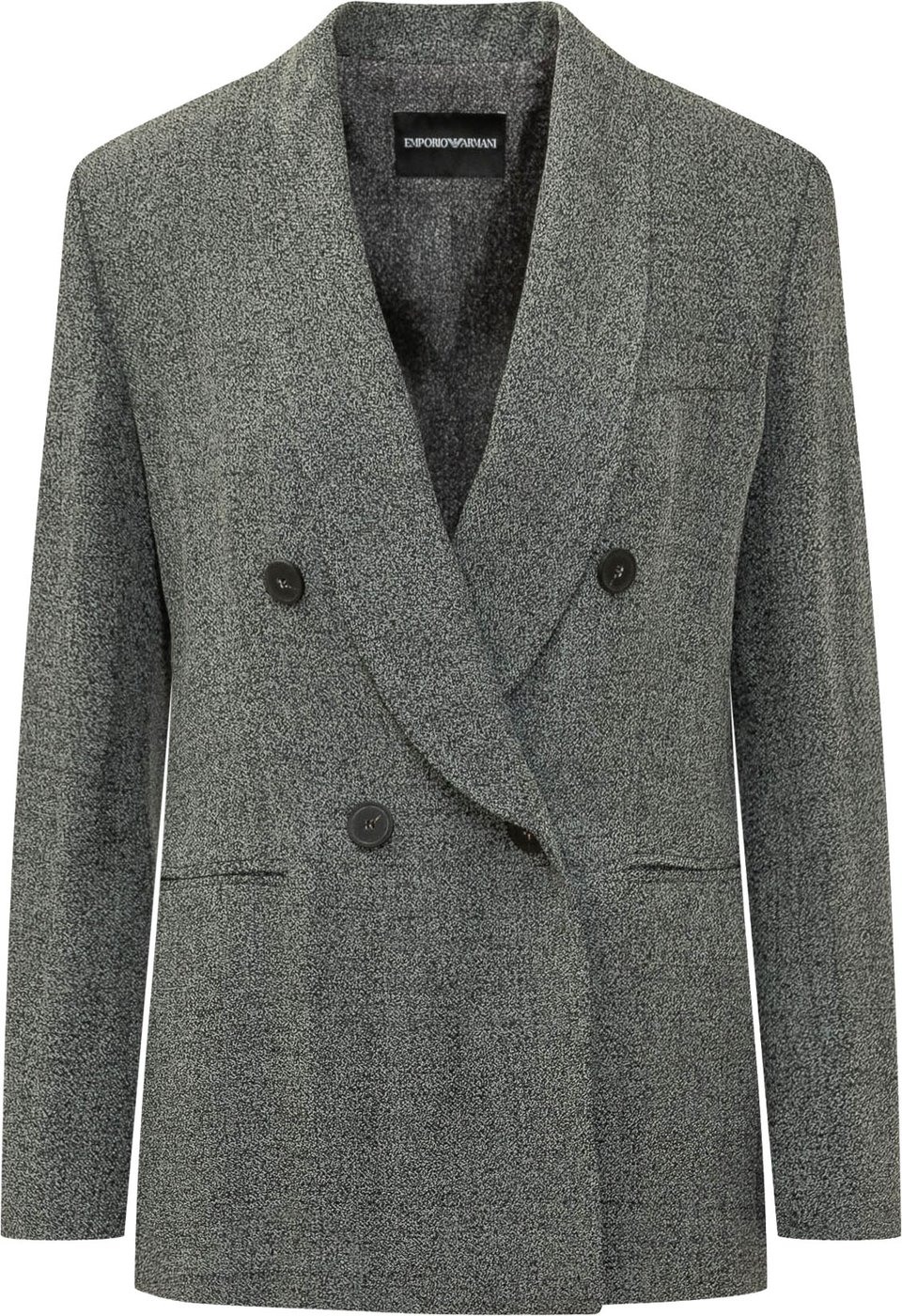 Blazer Doppiopetto con Rever a Scialle