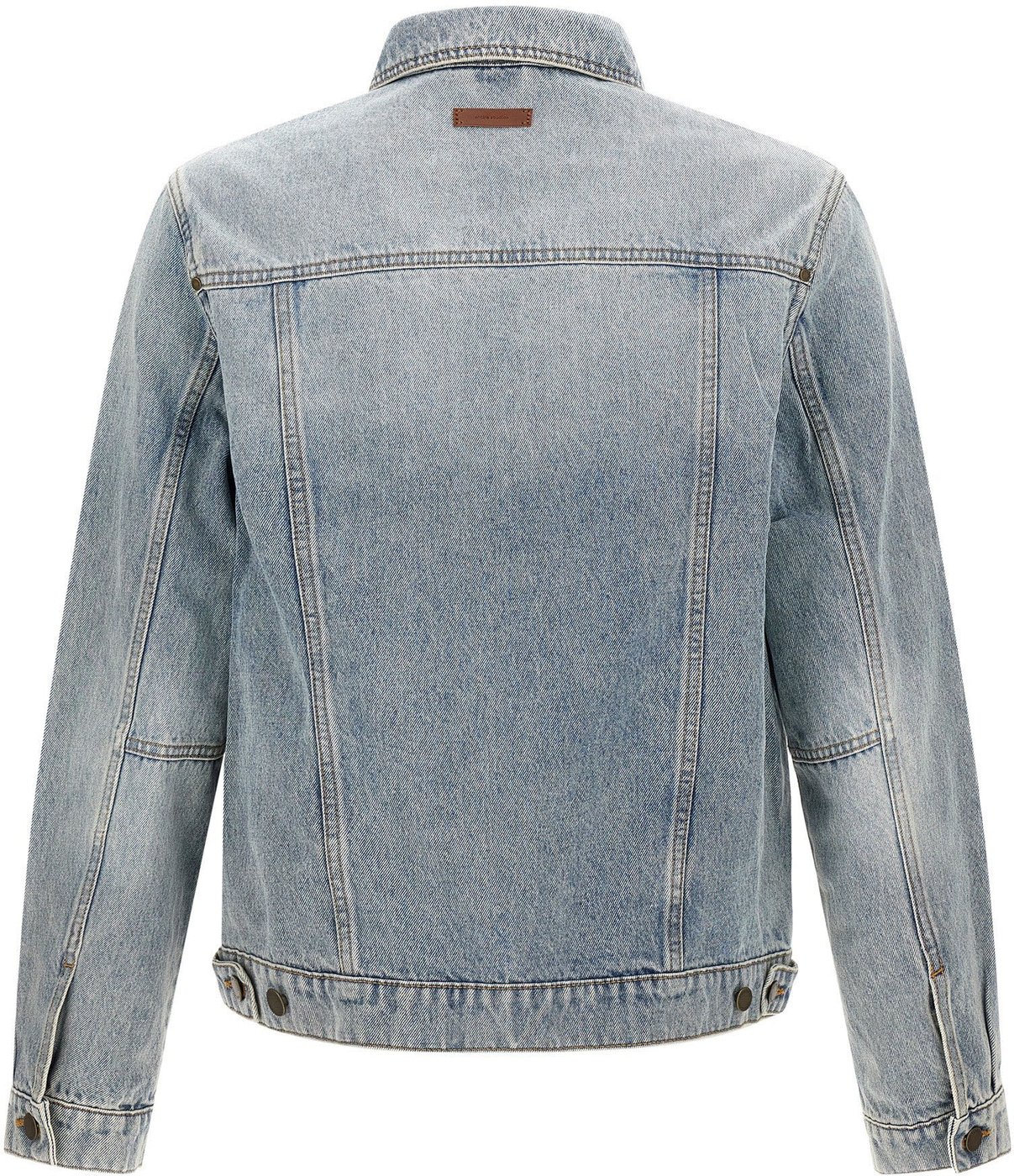 Entire Studios Blue Cotton Denim Jacket