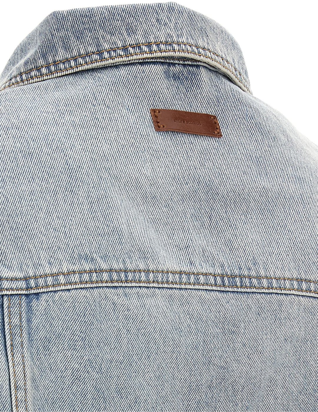 Entire Studios Blue Cotton Denim Jacket