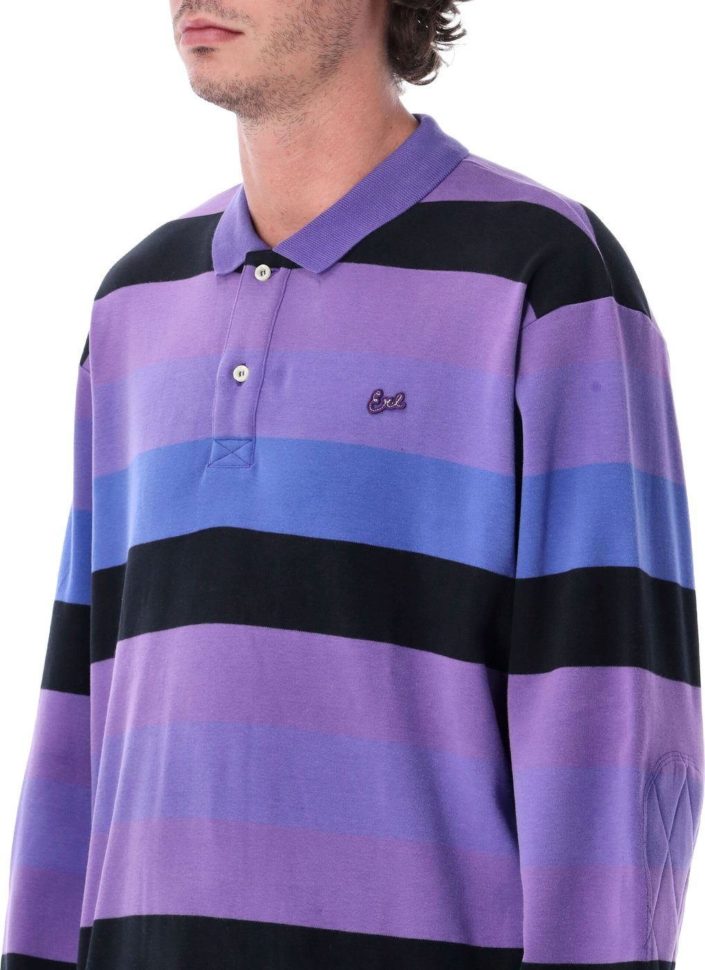 Rugby L/S Polo Purple