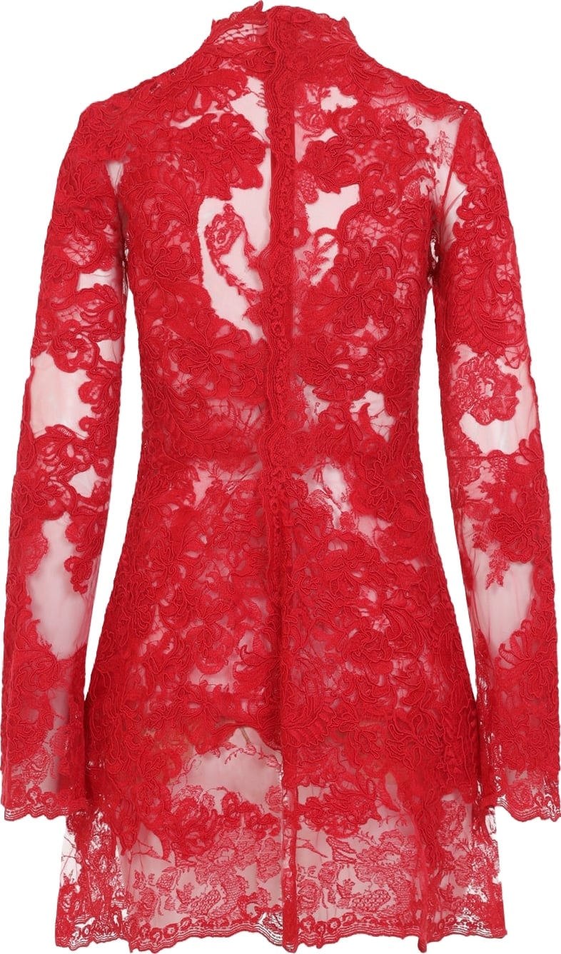 Ermanno Scervino Lace Mini Dress