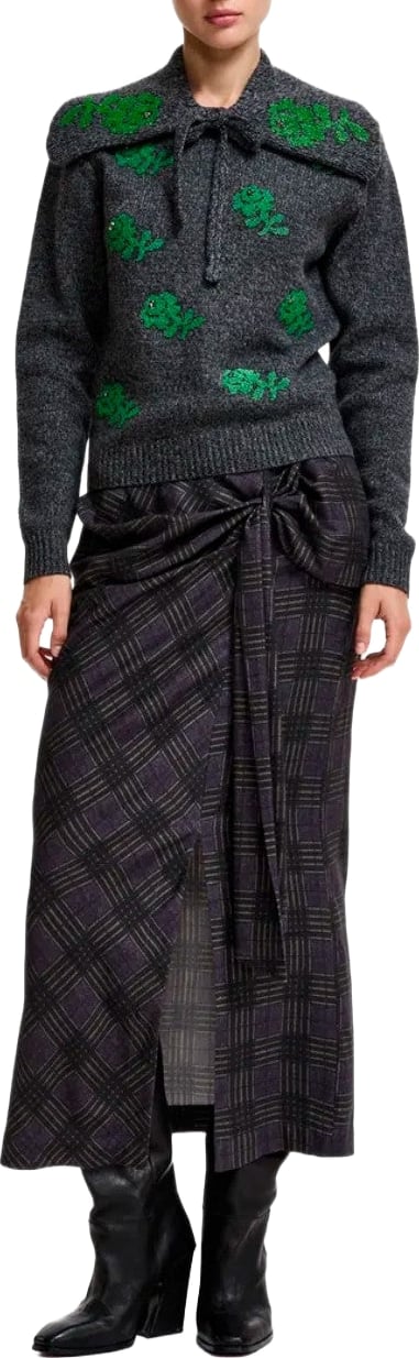 KARM GREY SKIRT ESSENTIEL ANTWERP