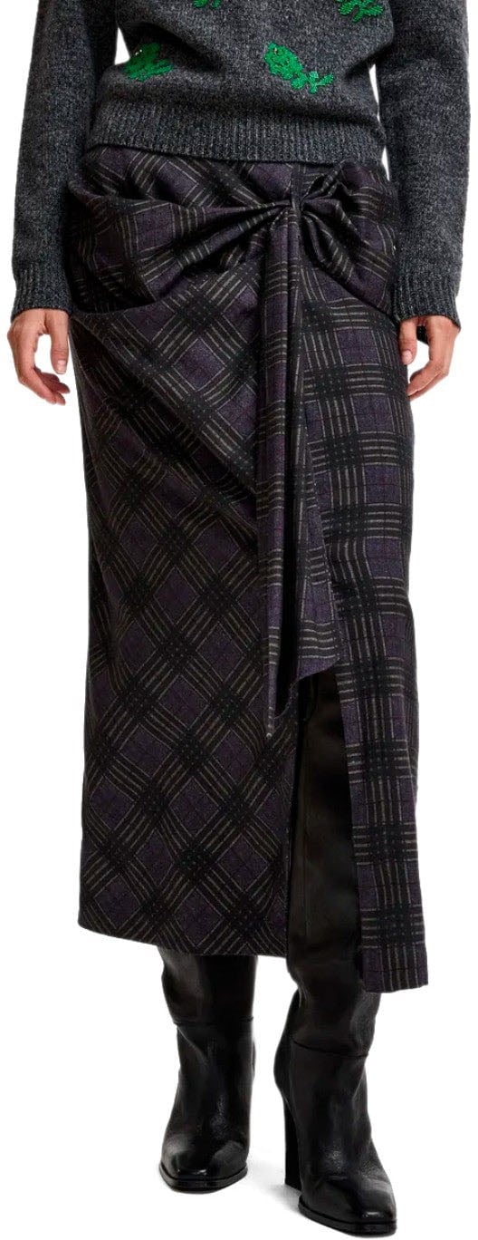 KARM GREY SKIRT ESSENTIEL ANTWERP