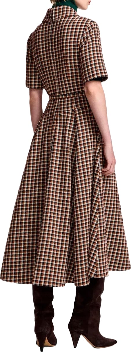 KIN BROWN DRESS ESSENTIEL ANTWERP