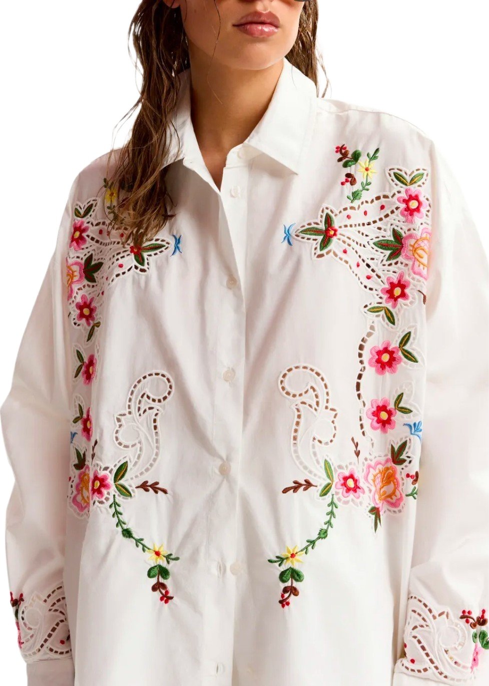 ESSENTIEL ANTWERP JAYME WHITE SHIRT