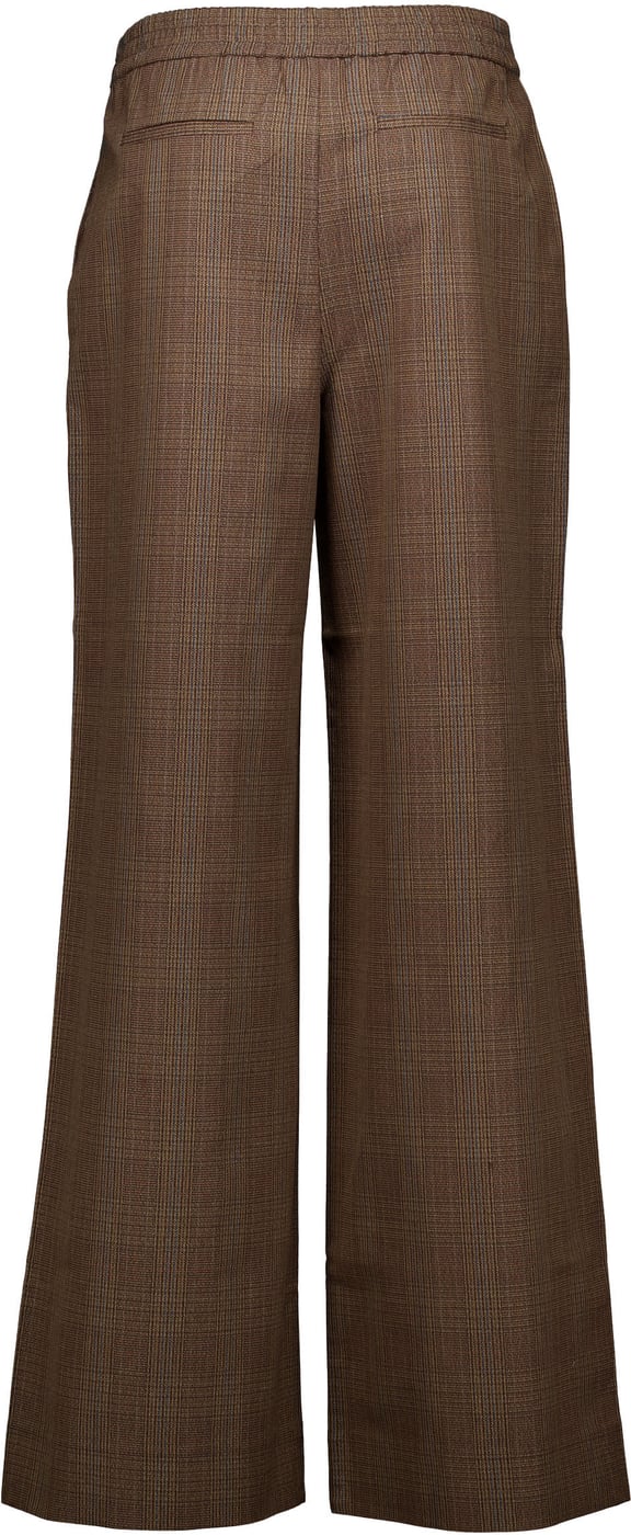 Essentiel Antwerp Wide Leg Pants Pantalons Bruin Kelline2