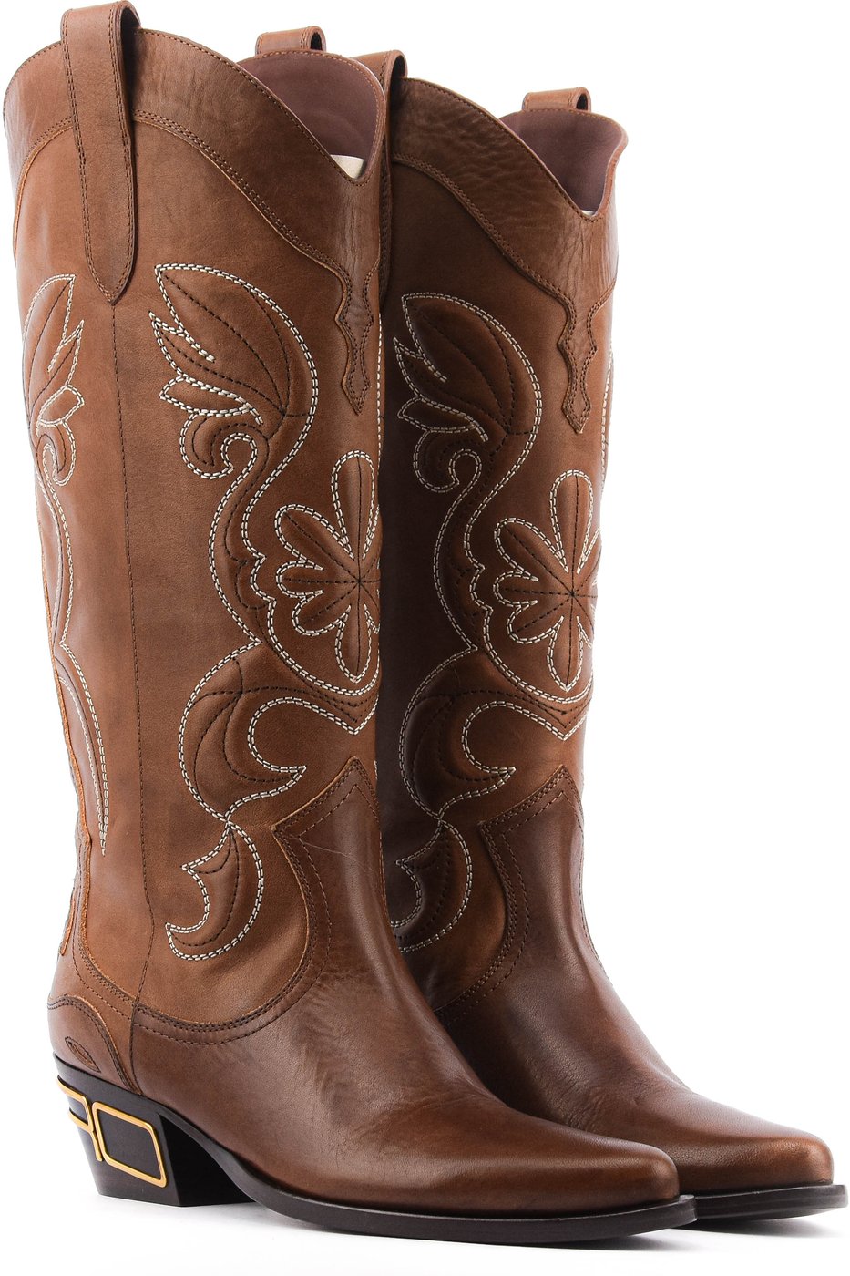 Texan Boots Brown Signature Heel