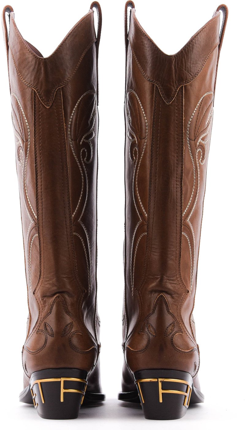 Texan Boots Brown Signature Heel