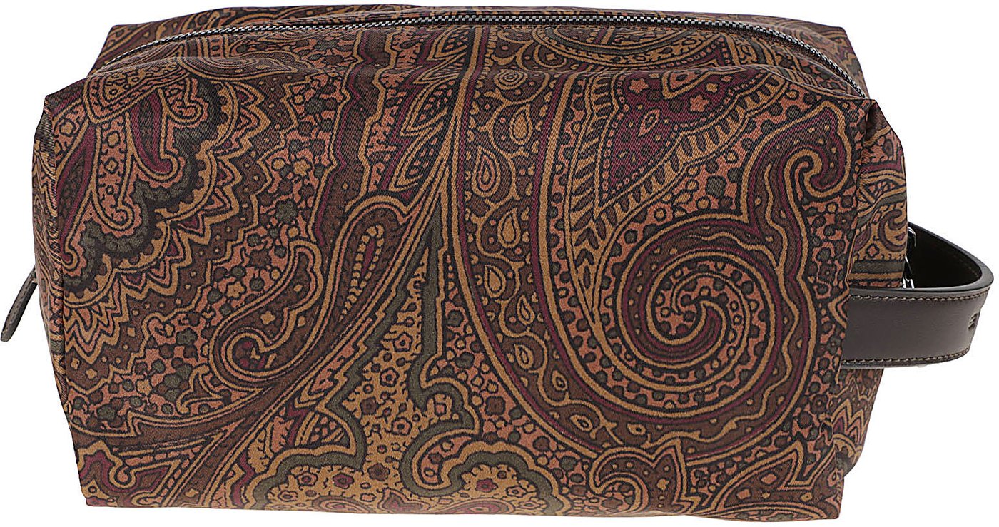 Medium Pouch Print Arnica Brown