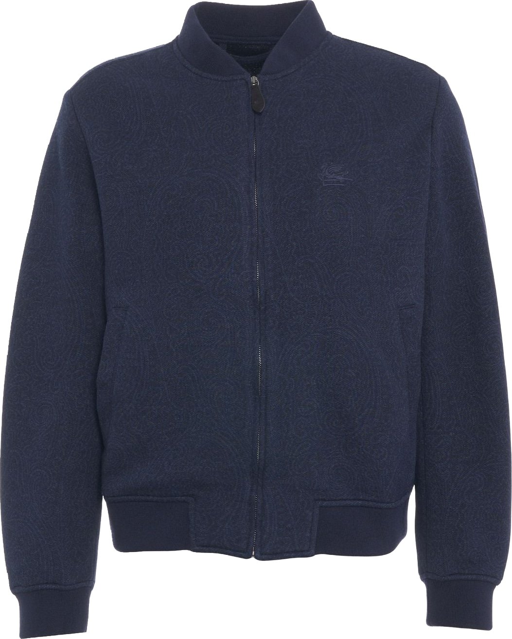 Bomber jacket with logo embroidery