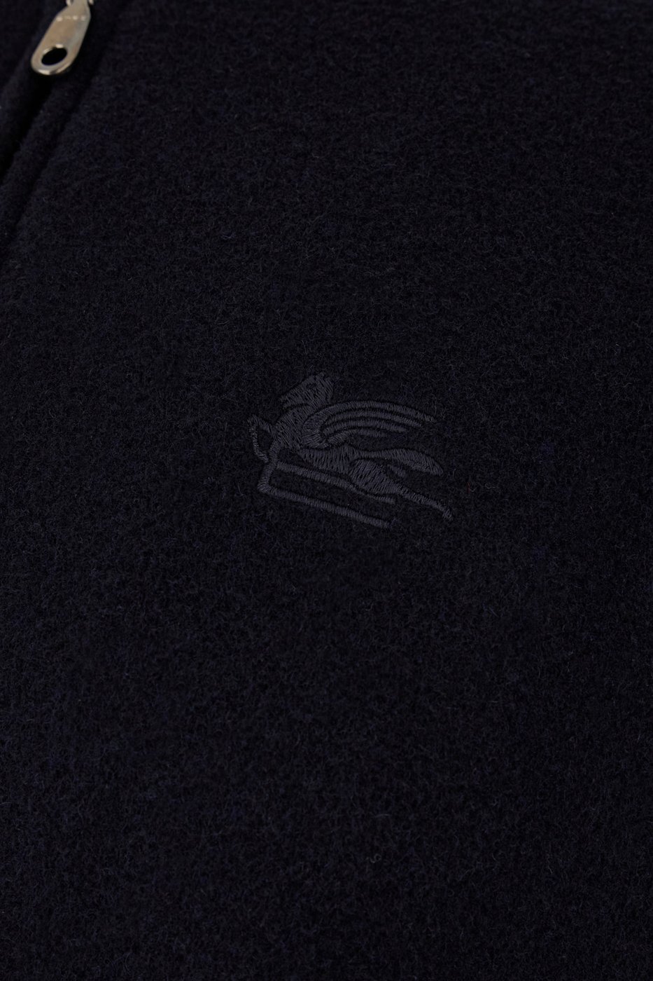 Etro Midnight blue wool blend jacket