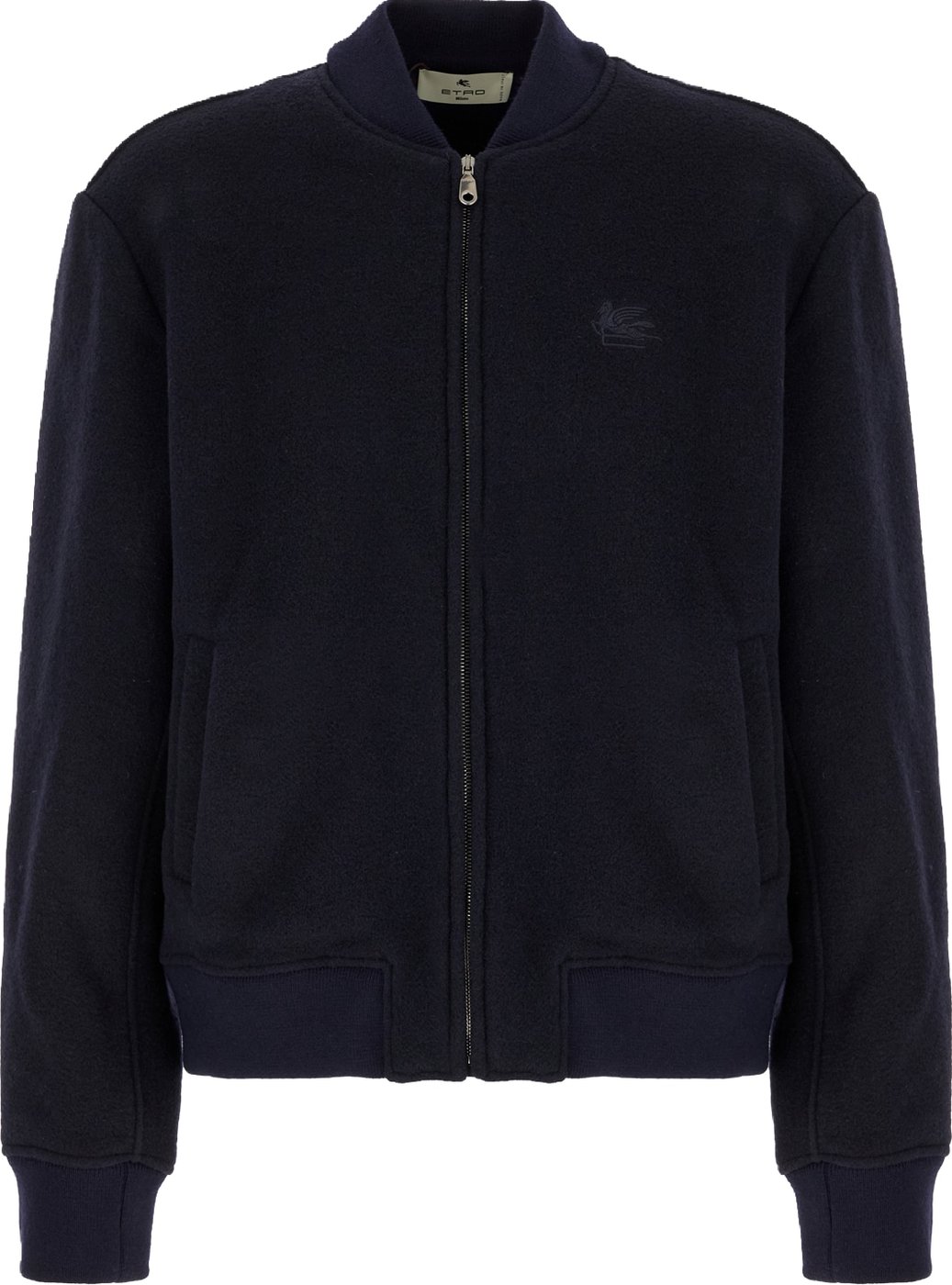 Etro Midnight blue wool blend jacket