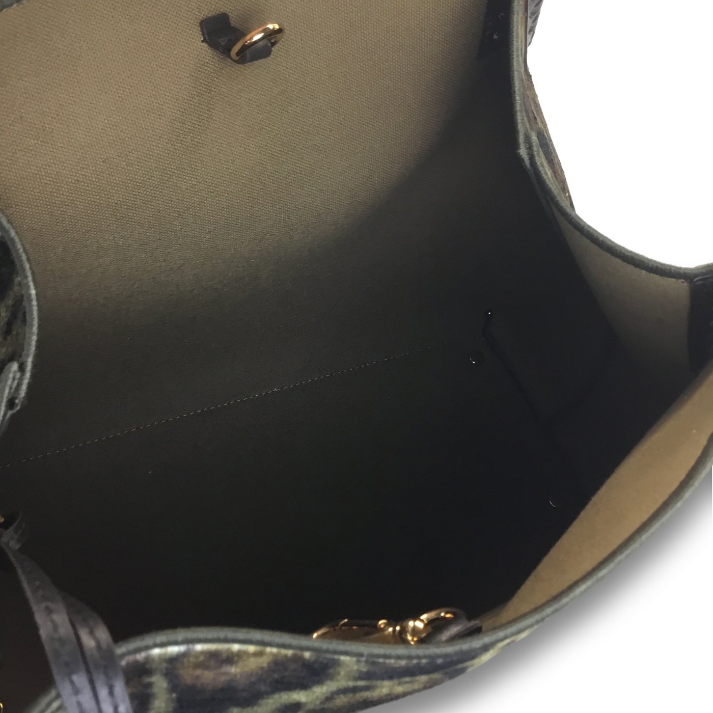 Libra Tote bag with leopard print