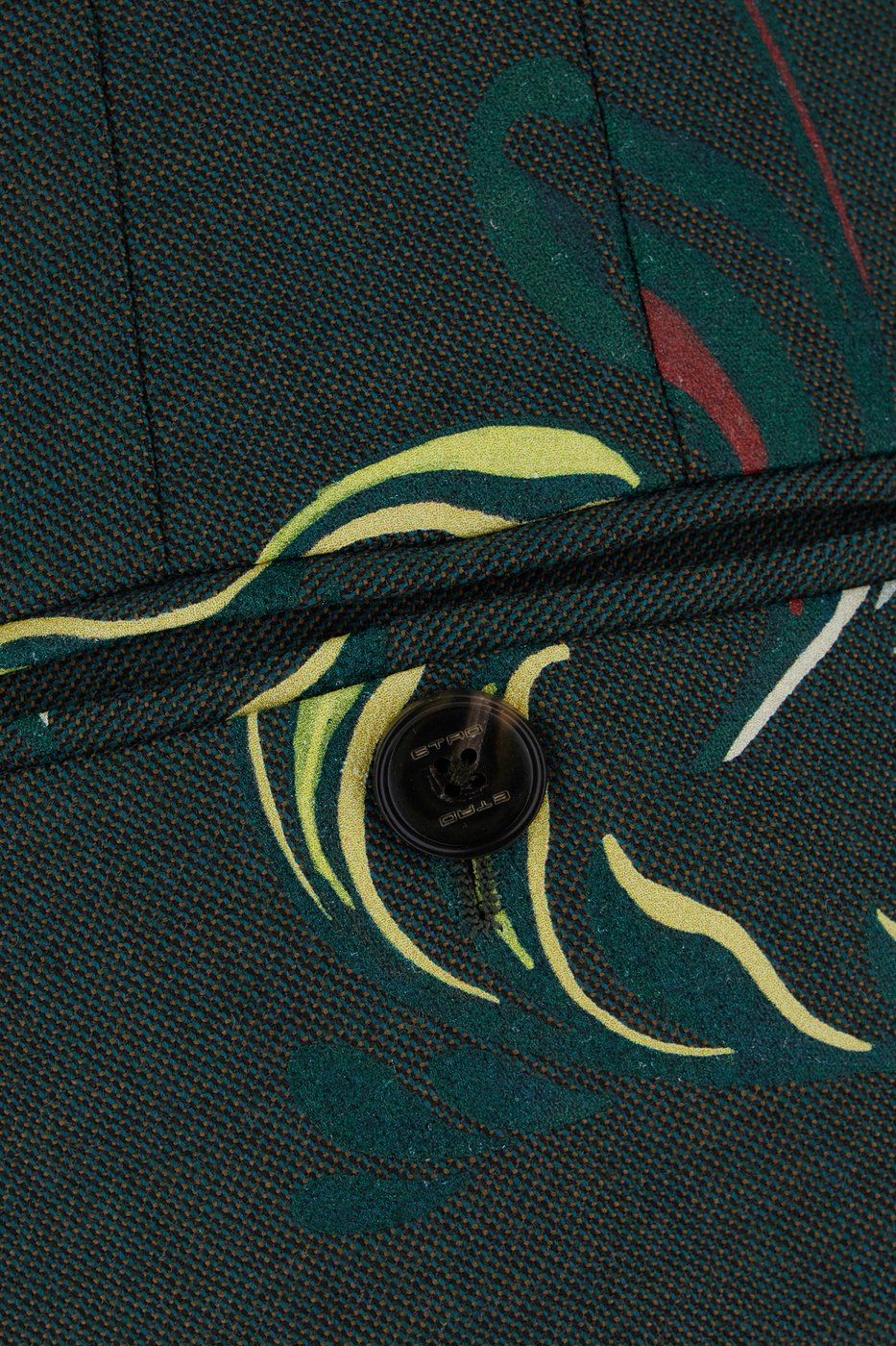 Etro Printed stretch polyester blend pants