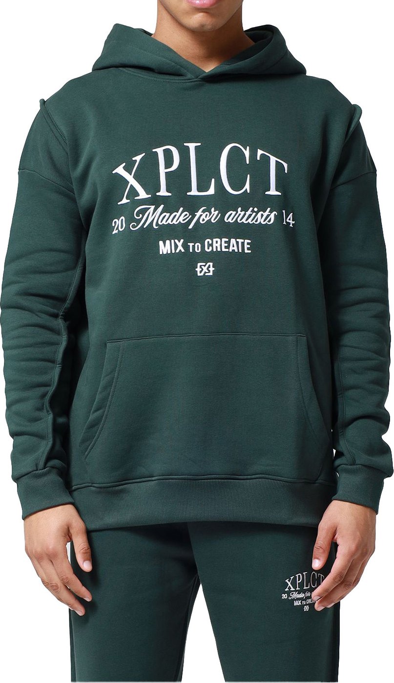 Xplct Carbon Hoodie XPL-2408-04 green