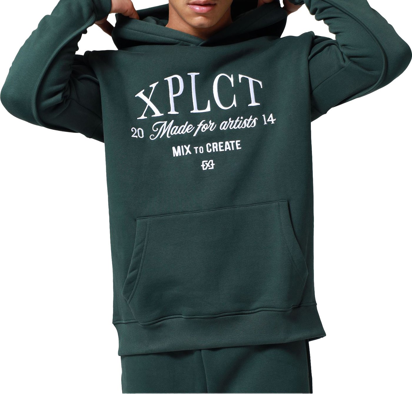 Xplct Carbon Hoodie XPL-2408-04 green