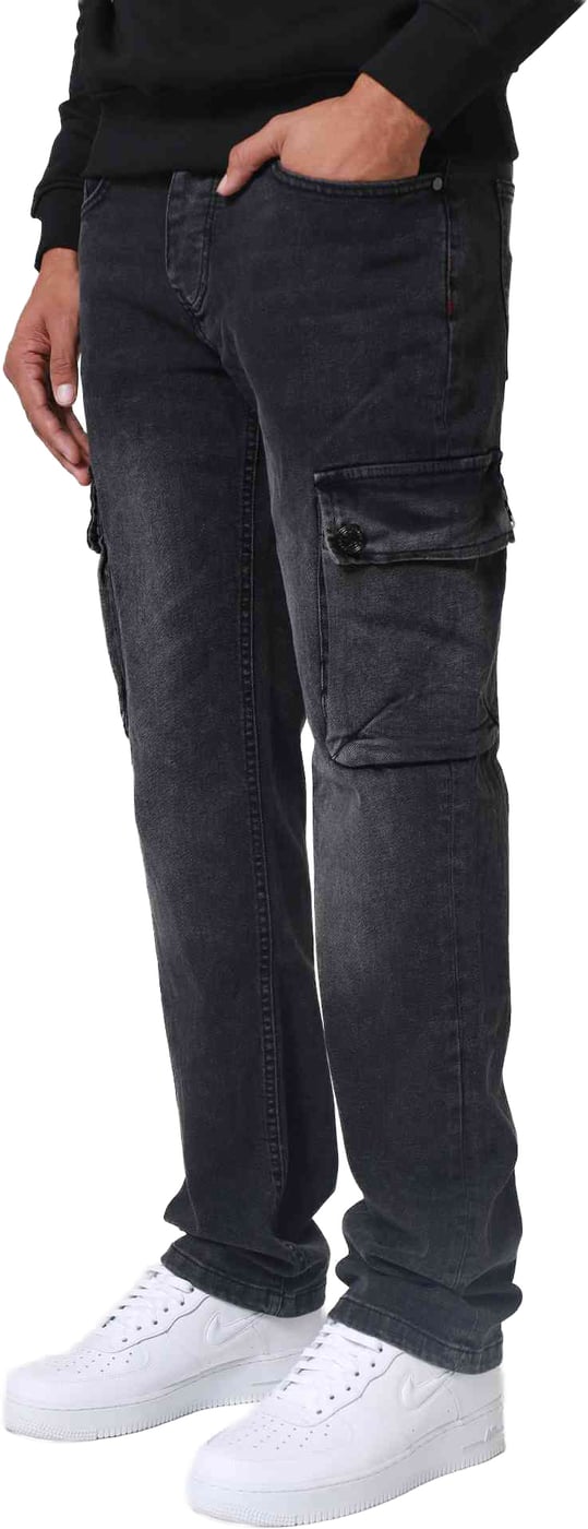 Xplct Cargo Jeans XPL-2409-14 Dark Grey