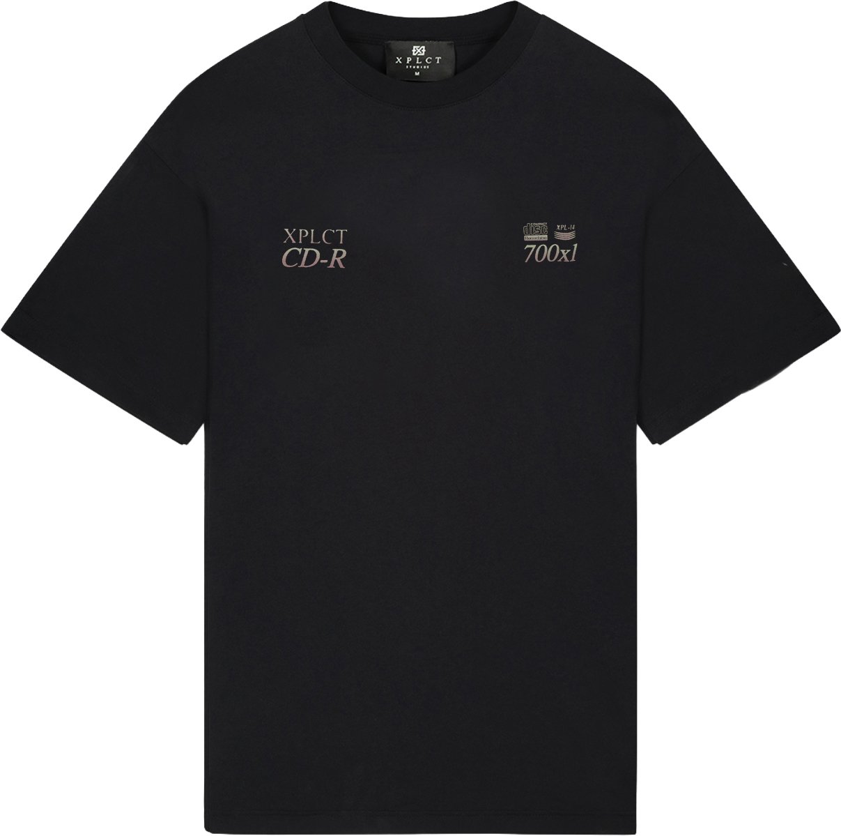 Xplct CD-R Tee XPL-2405-04  black