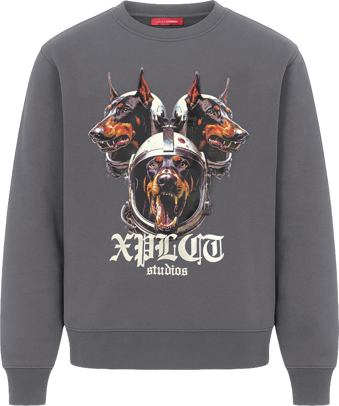 Xplct Dobberman Crewneck XPL-2508-07 grey