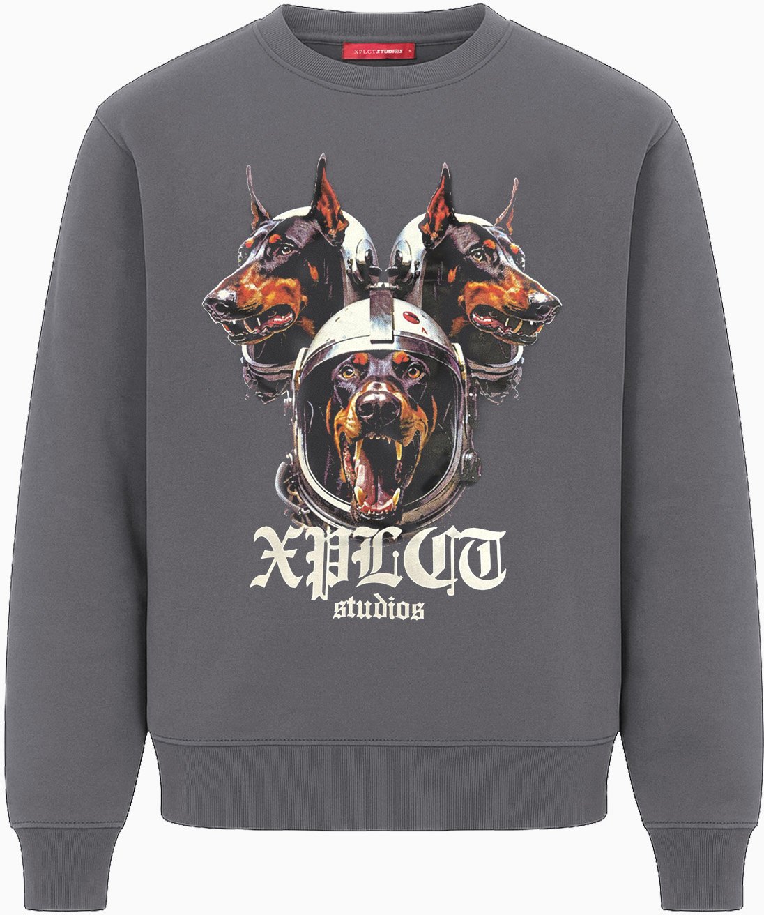 Xplct Dobberman Crewneck XPL-2508-07 grey