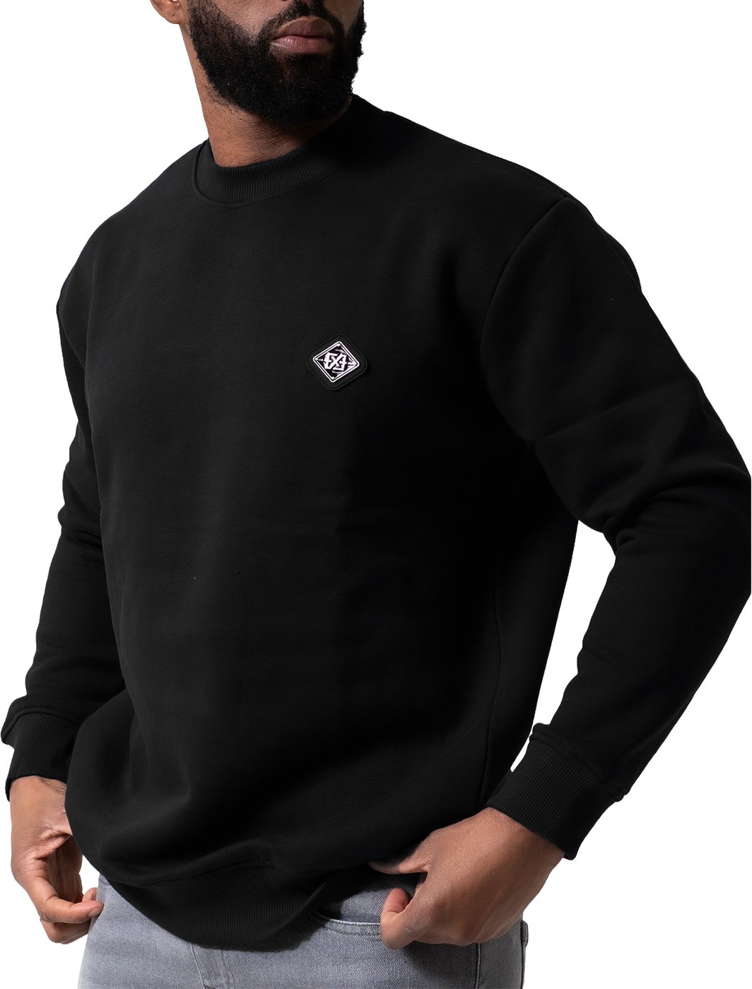 Xplct Plate Crewneck XPL-2508-04 black