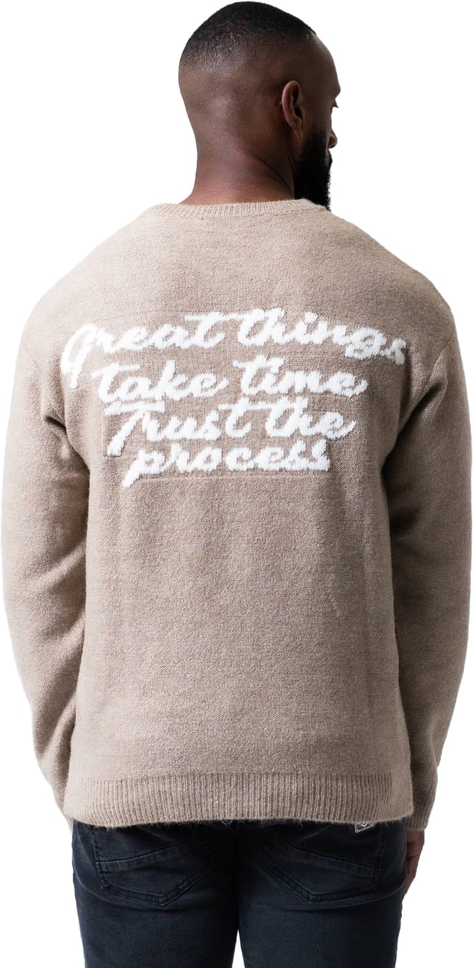 Xplct Trust Sweater XPL=2509-16 Beige