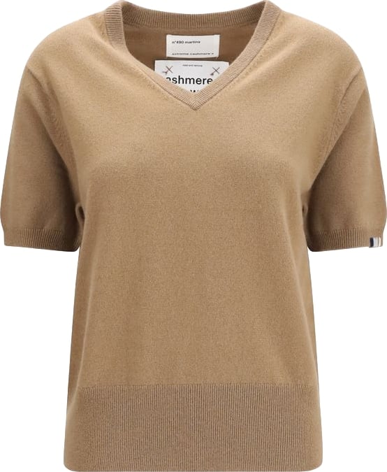 Extreme Cashmere Beige Cashmere Sweater