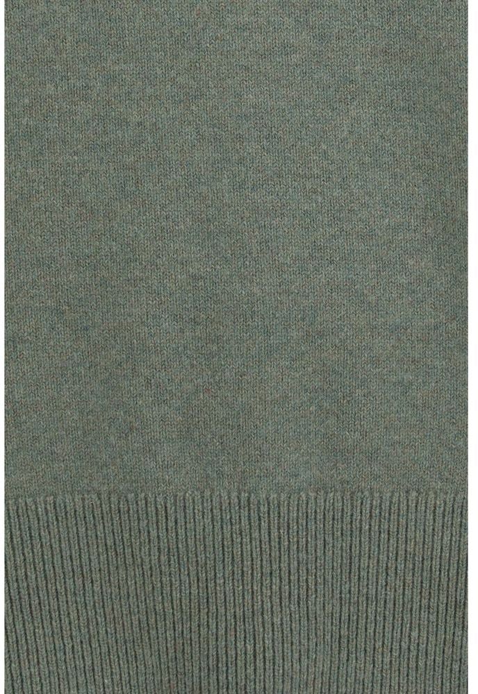 Green Mike Cashmere Crewneck Oversized Knit Sweater