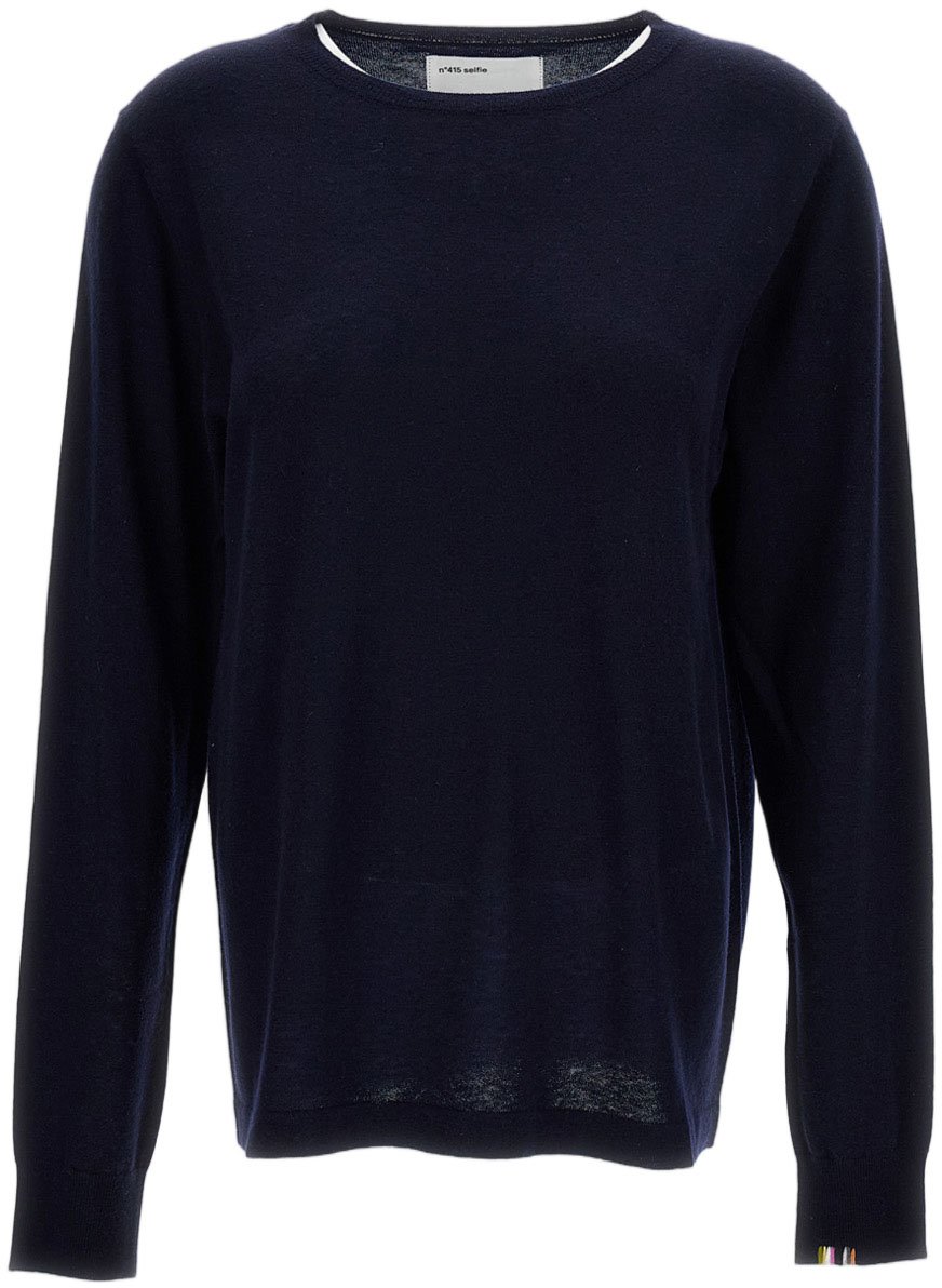 Blue Navy N.415 Selfie Sweater