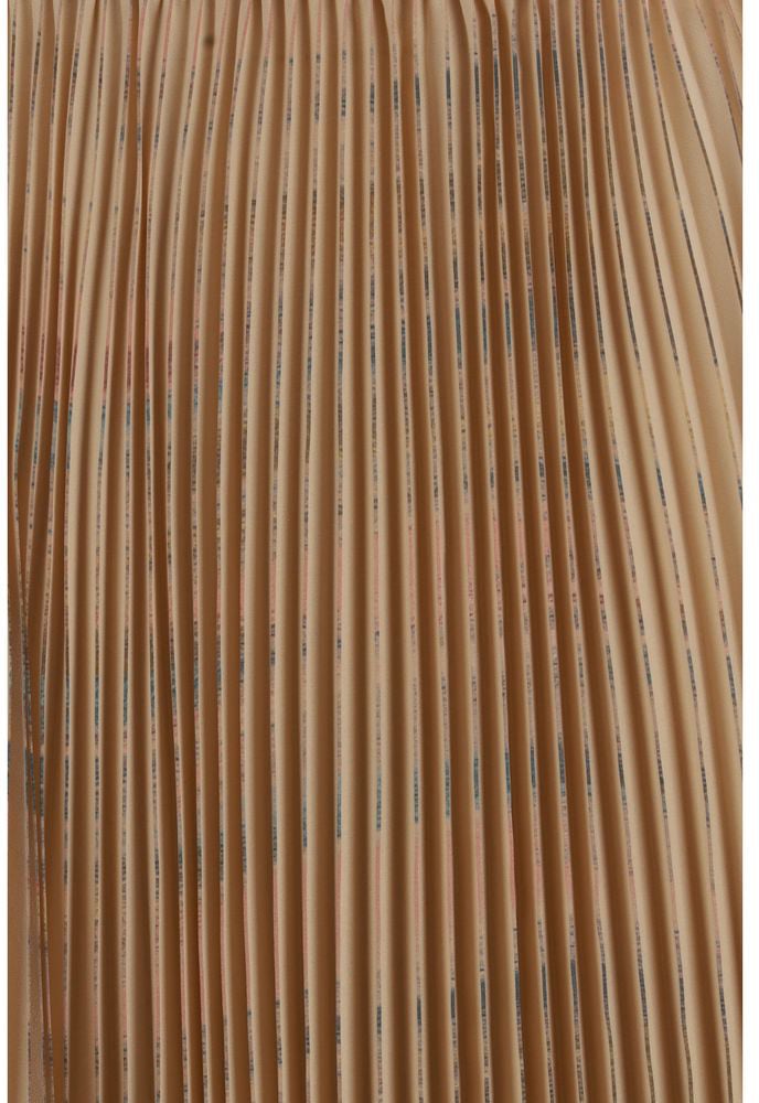 Fabiana Filippi Beige Polyester Midi Skirt