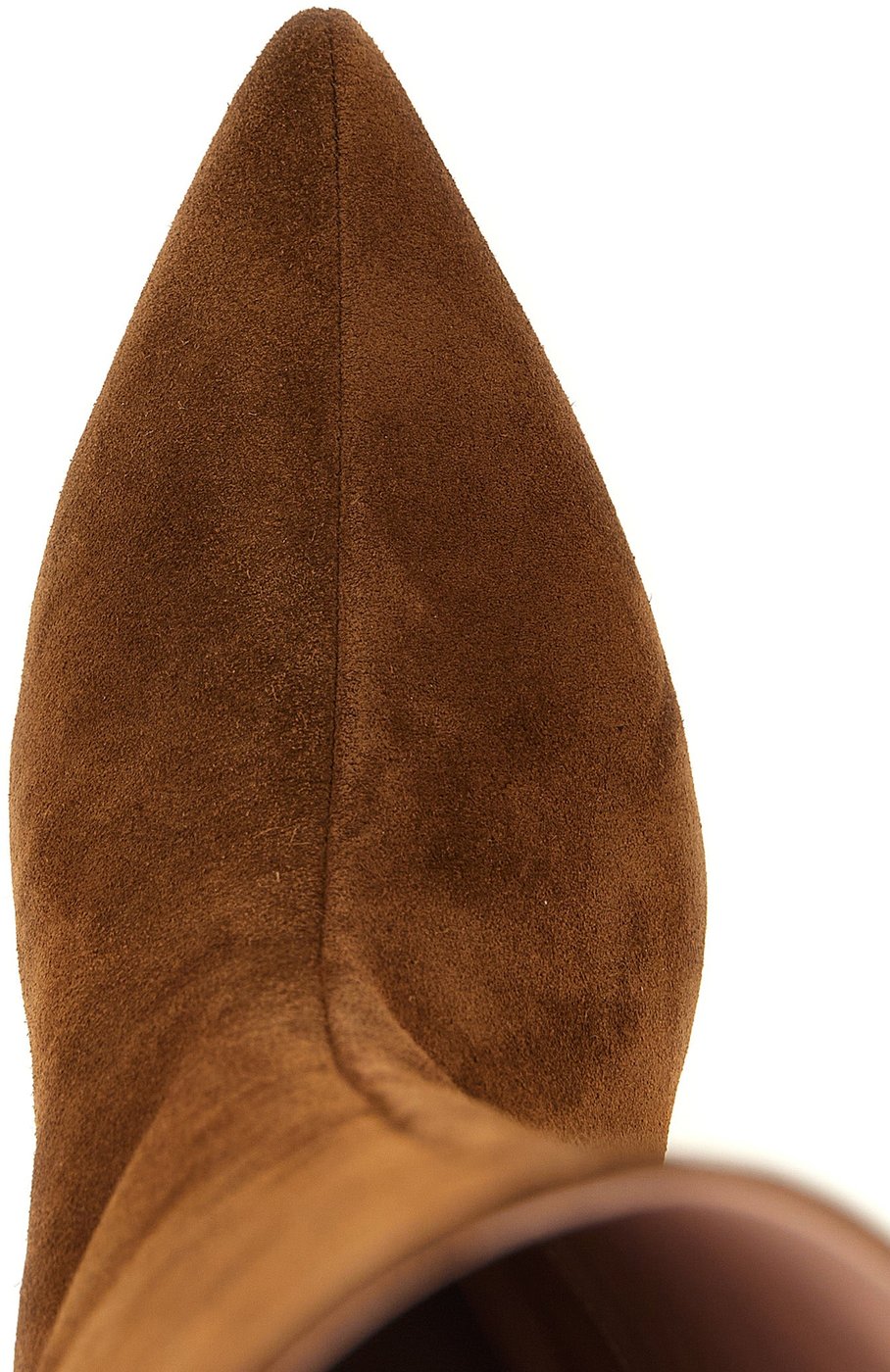 Fabiana Filippi Brown Suede Leather Over The Knee