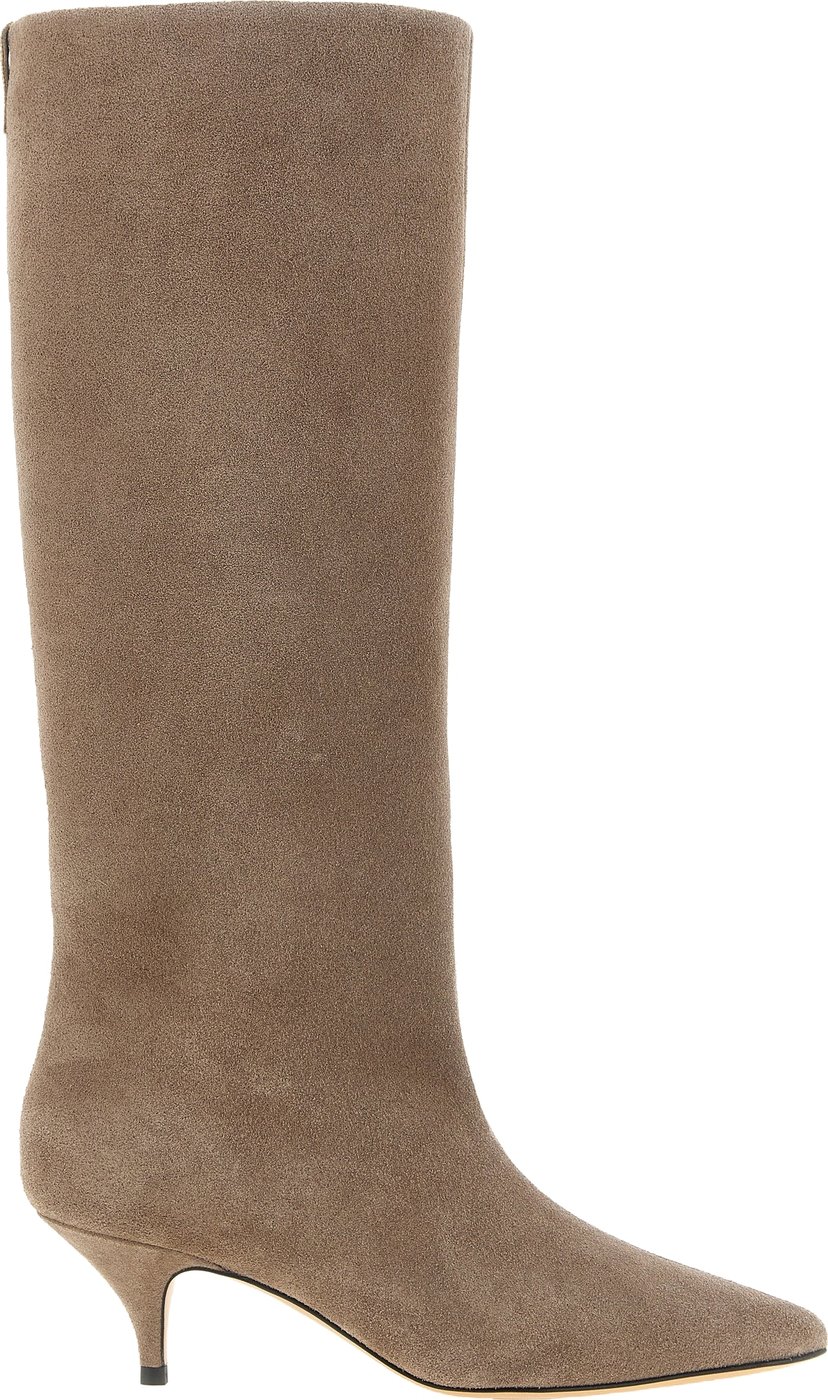 Fabiana Filippi Beige Suede Leather Over The Knee