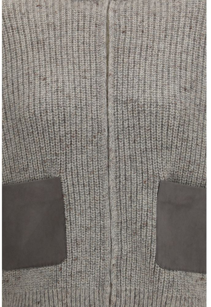Fabiana Filippi Gray Wool Oves Aries Sweatshirt