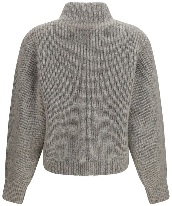 Fabiana Filippi Gray Wool Oves Aries Sweatshirt