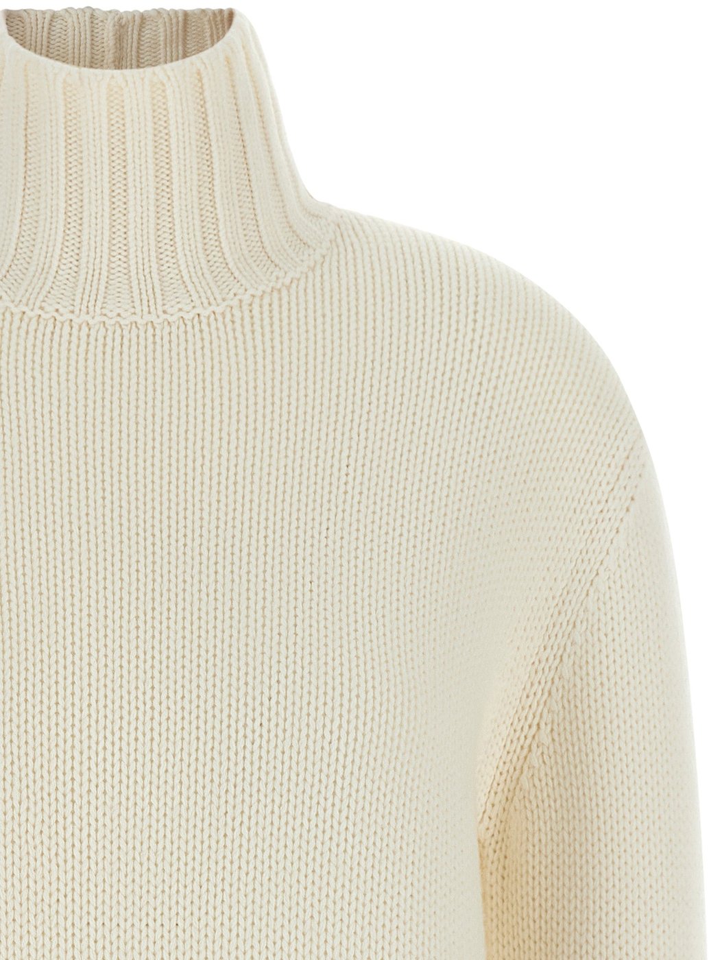Fabiana Filippi White Virgin Wool Cardigan
