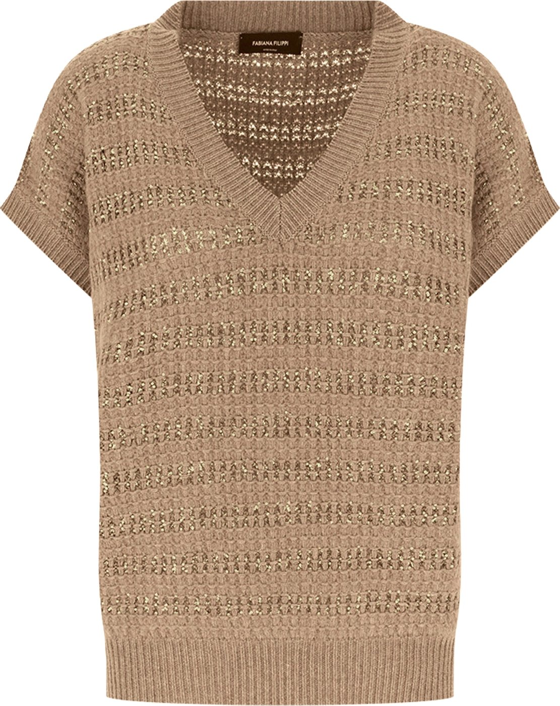 Fabiana Filippi Embroidered wool blend sweater