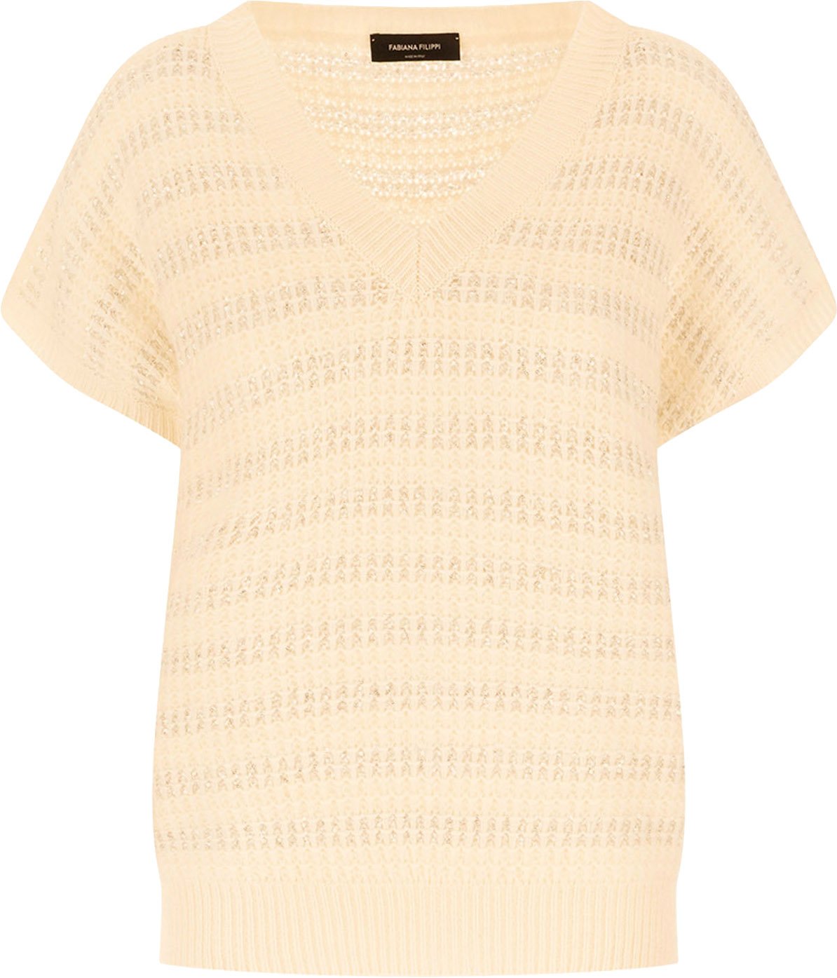 Fabiana Filippi Embroidered wool blend sweater