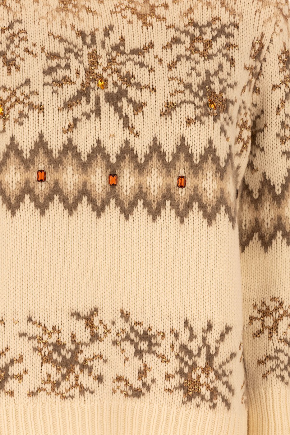 Fabiana Filippi Embellished wool blend sweater