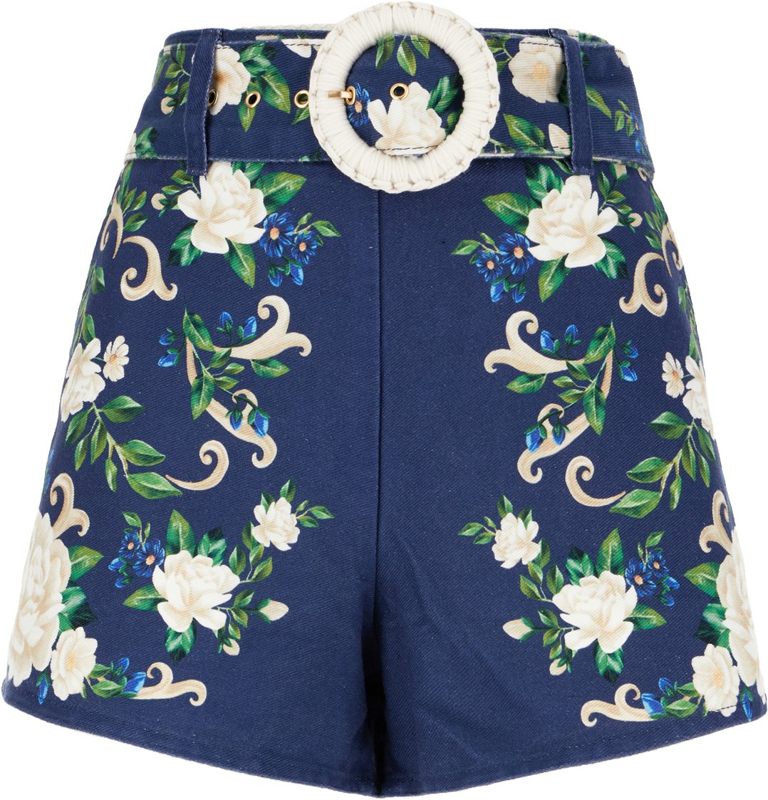 Farm Rio Printed cotton shorts