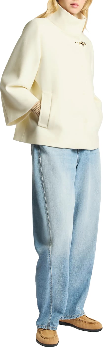 Jackets Bianco Lana