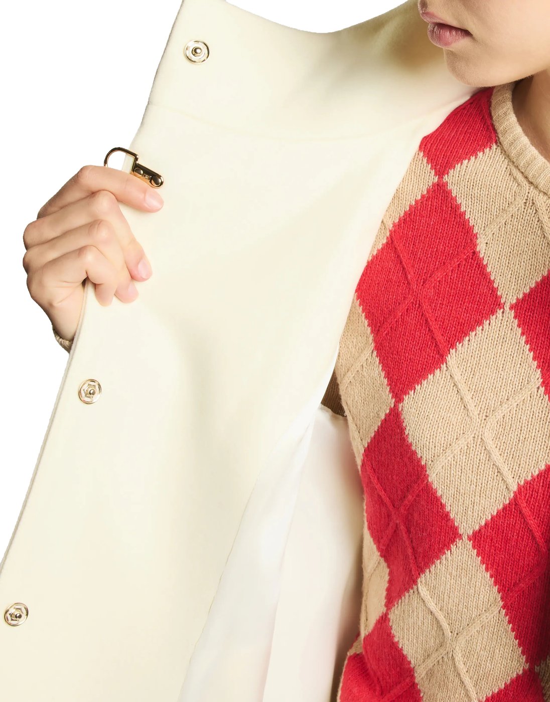 Jackets Bianco Lana