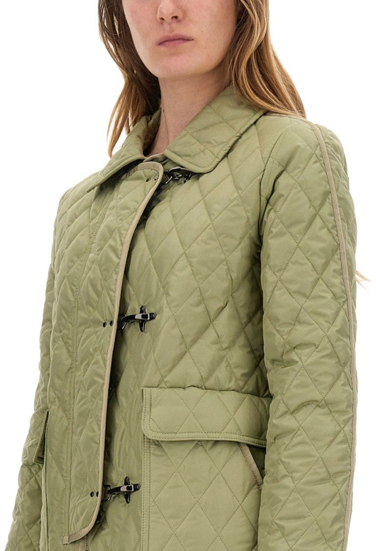 3-Hook Nylon Quilted Jacket